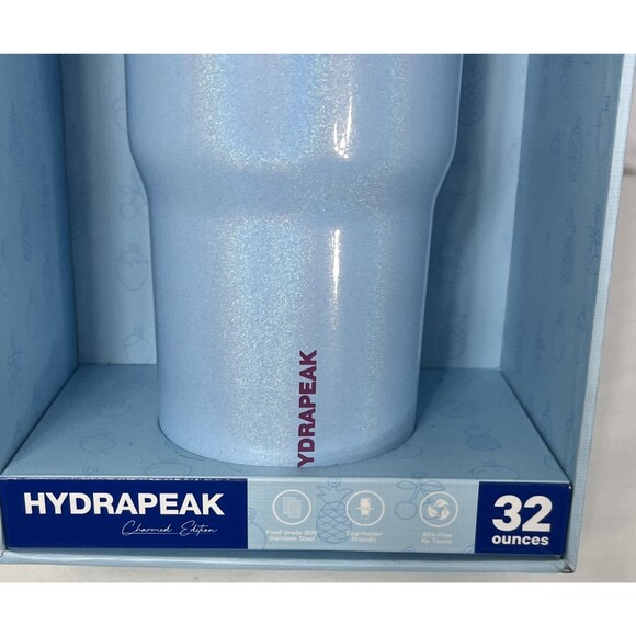 Hydrapeak Nomad 32oz Limited Charmed Edition Water Bottle Blue Charms Fruit NEW - Picture 4 of 6